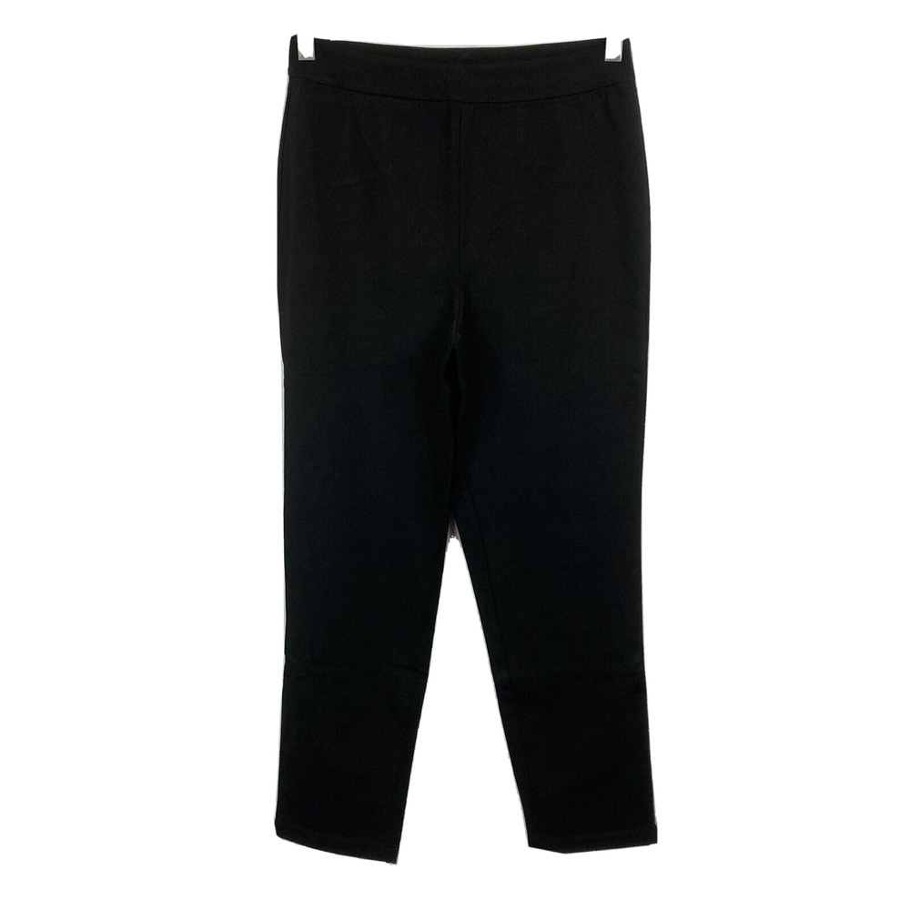 Joan Rivers Pants Womens‎ Sz XS Black Ponte Knit Stretch Pull On Classic